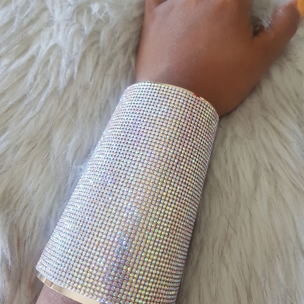 Gold long bracelet